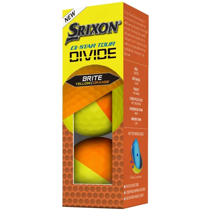 Bolas Srixon Q-Star Tour Divide 2025