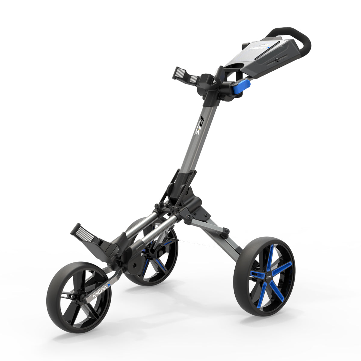 Carro Manual Powakaddy Micra Gris Osc /Azul
