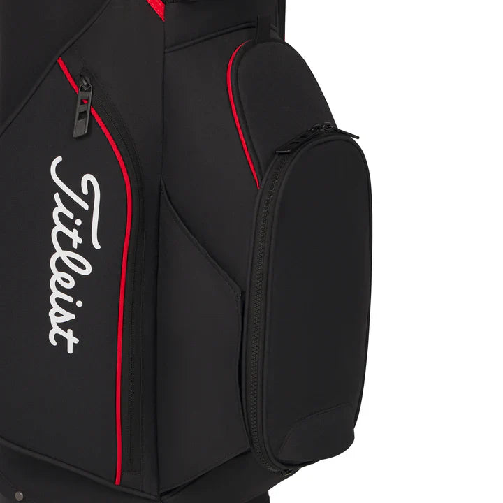 Bolsa Titleist Players S4 Negro / Rojo/Blanco
