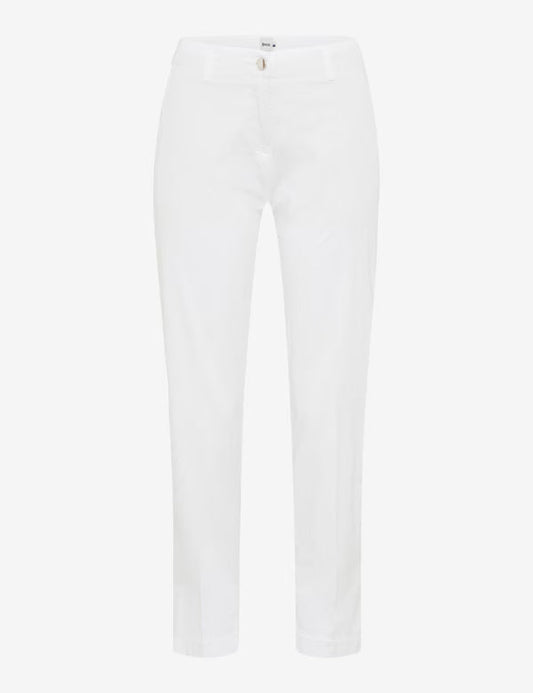 Pantalon de Mujer Brax Maron S Blanco