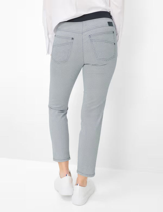 Pantalon de Mujer Brax Pamina 6/8 Navy