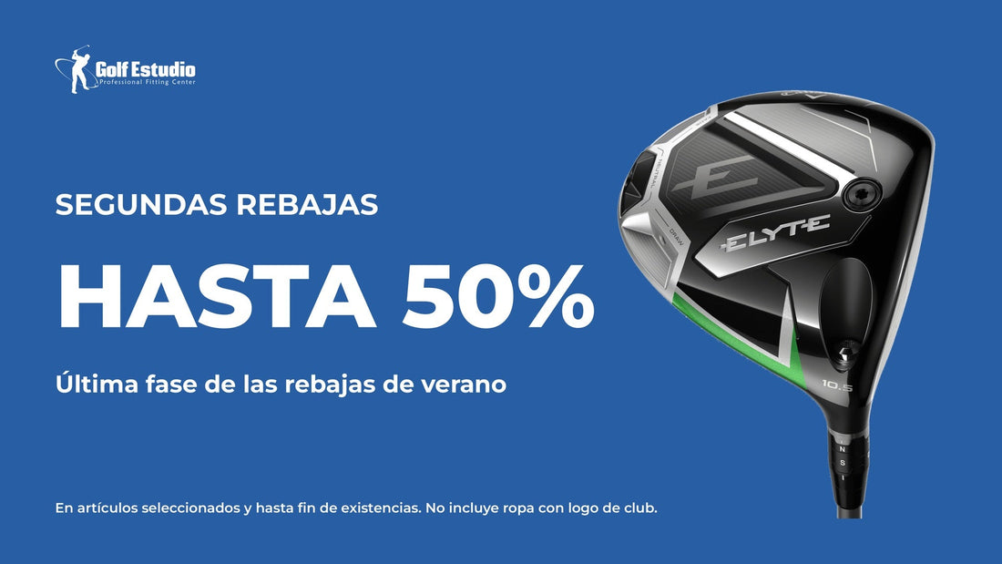 Segundas Rebajas en Golf Estudio: hasta el 50% de descuento