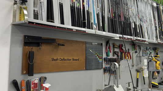 Banco de trabajo del taller de fitting de GOLF ESTUDIO