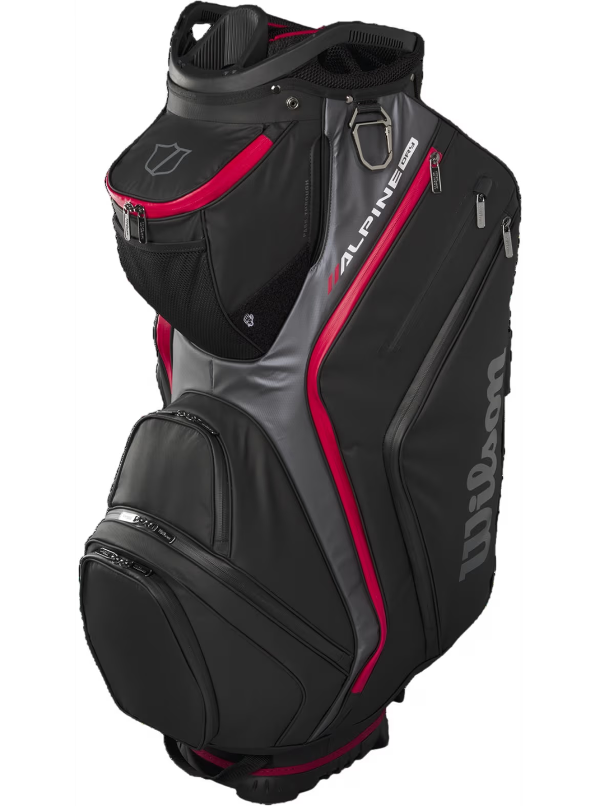 BOLSA WILSON ALPINE DRY NEGRO / GRIS/ROJO