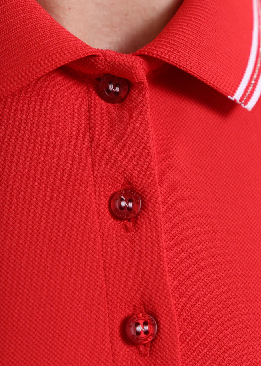 Polo de Mujer Chervo Amaca Rojo