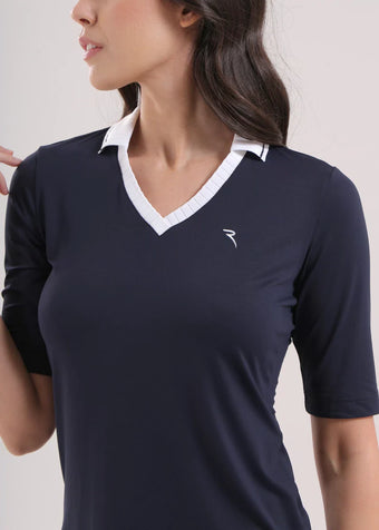 compare product Polo de Mujer Chervo Albenga Navy