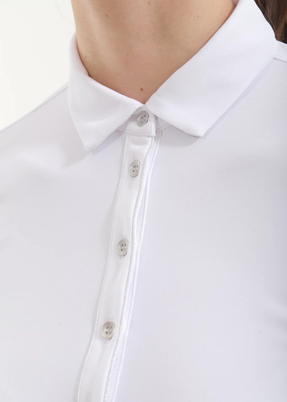 Polo de Mujer Chervo Amur Blanco
