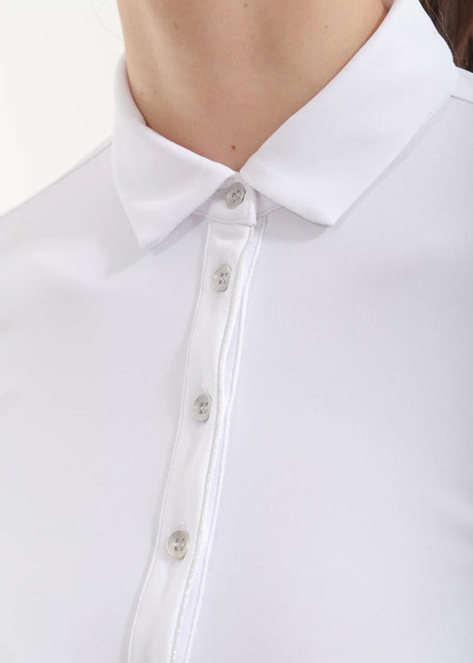 Polo de Mujer Chervo Amur Blanco
