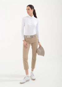 Polo de Mujer Chervo Amur Blanco
