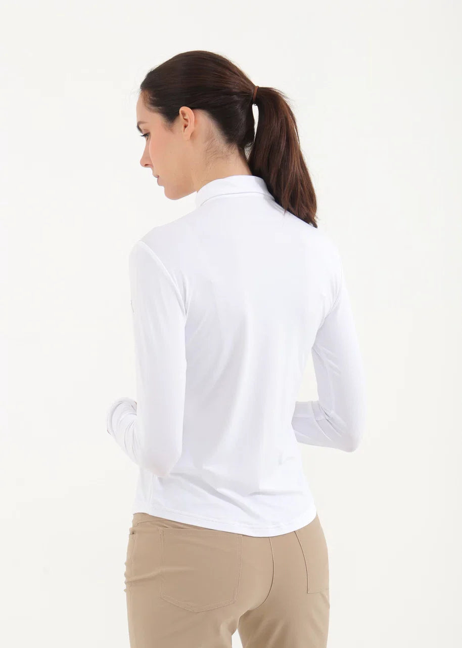 Polo de Mujer Chervo Amur Blanco