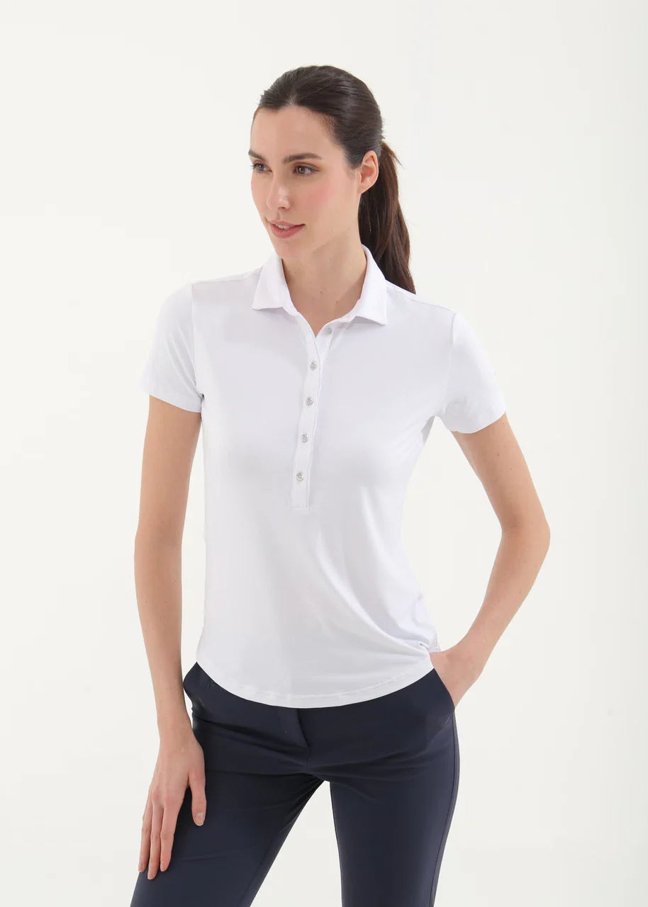 Polo de Mujer Chervo Anchise Blanco