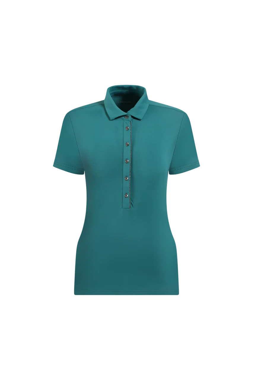 Polo de Mujer Chervo Anchise Verde Oscuro