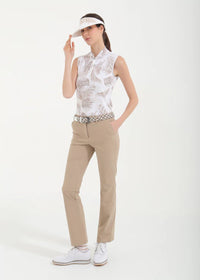 Polo de Mujer Chervo Antigua Beige / Blanco