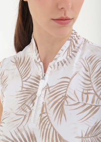 Polo de Mujer Chervo Antigua Beige / Blanco