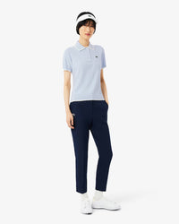 POLO DE MUJER LACOSTE LAYER CELESTE