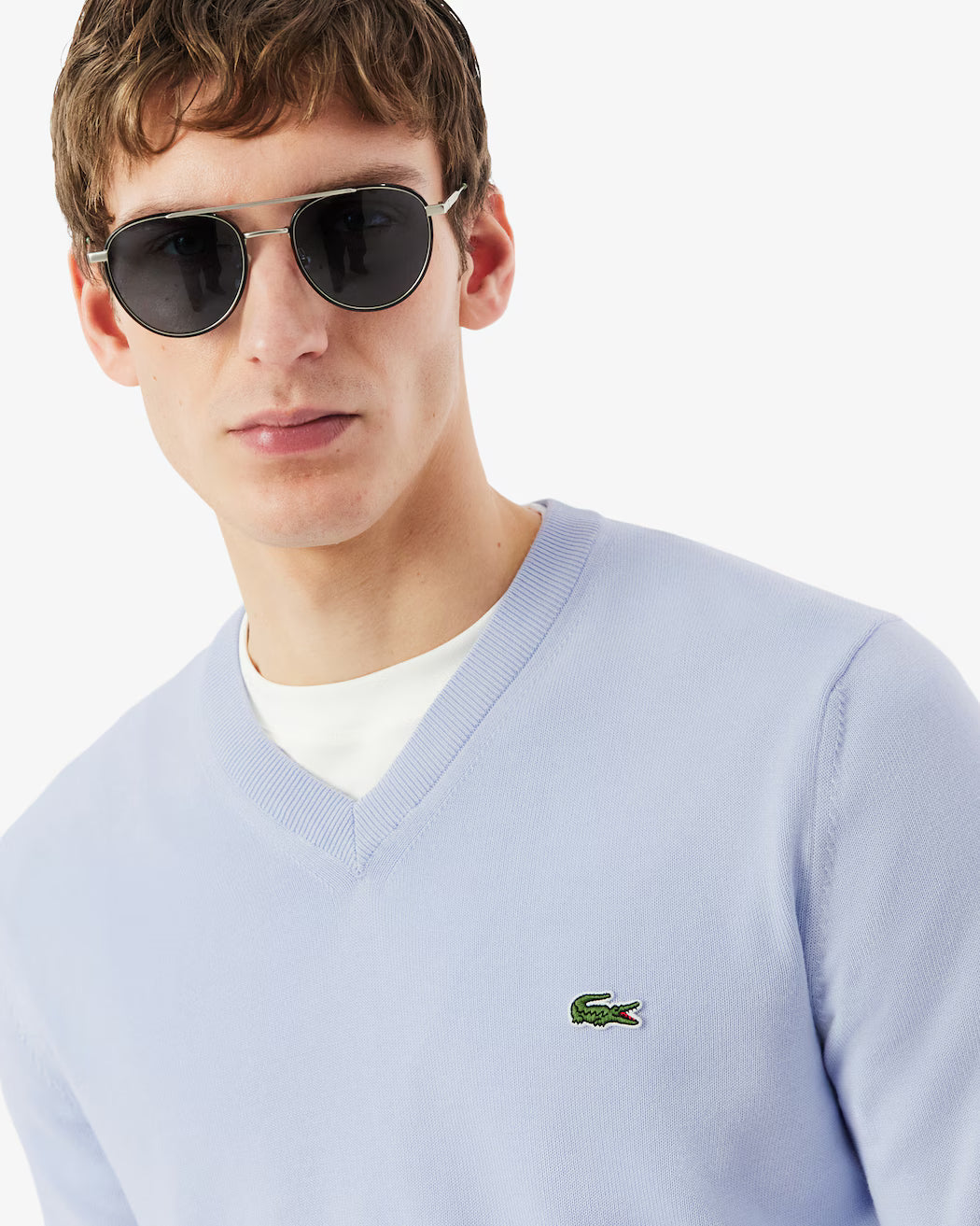 Jersey Lacoste Sportswear Celeste