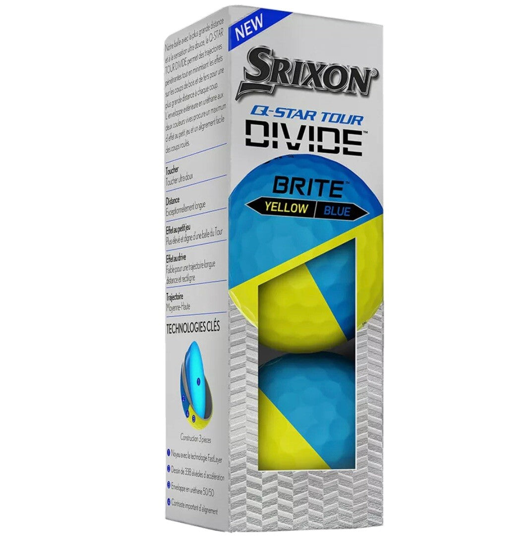 Bolas Srixon Q-Star Tour Divide 2025