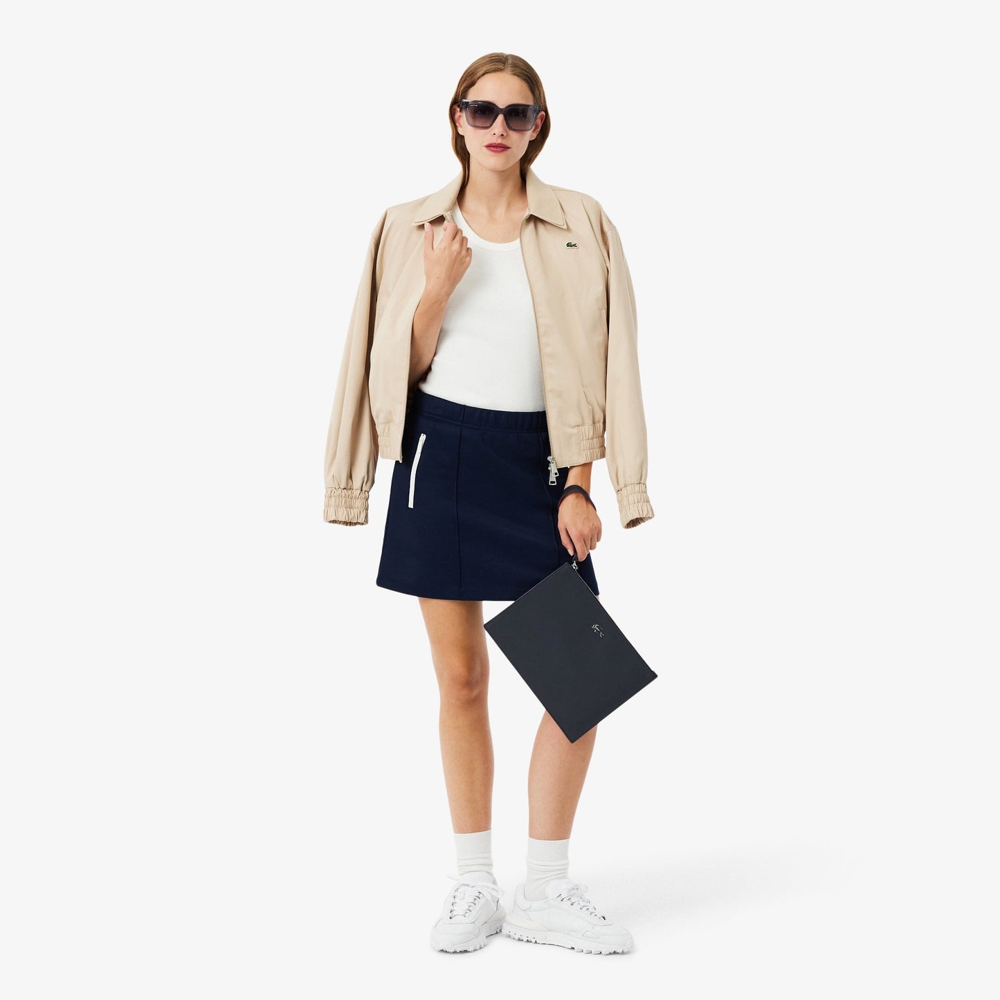 Bolsa Lacoste Anna Coated Pique