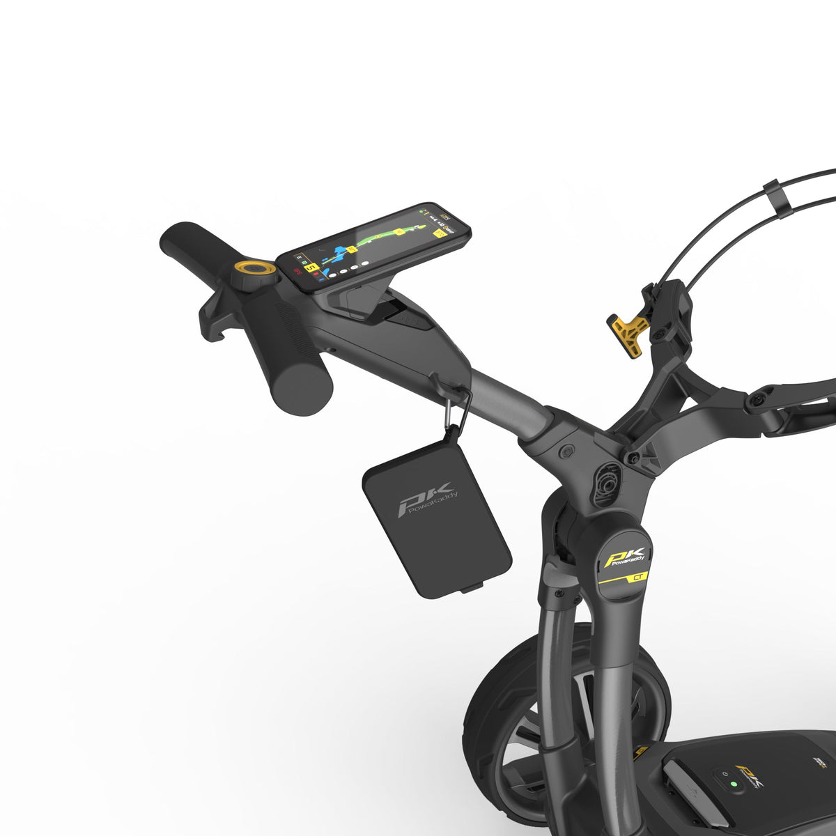 CARRO ELÉCTRICO POWAKADDY CT12 GPS GUN METAL XL LITHIUM