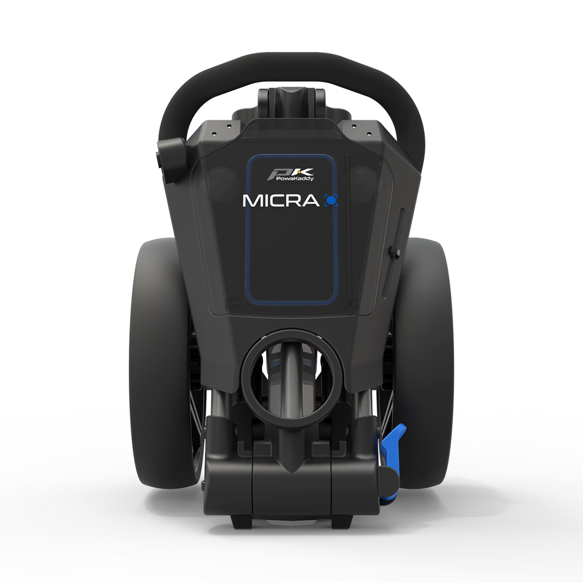 Carro Manual Powakaddy Micra Gris Osc /Azul
