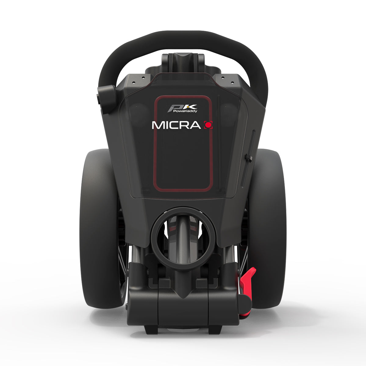 Carro Manual Powakaddy Micra Micra Gris Osc /Rojo