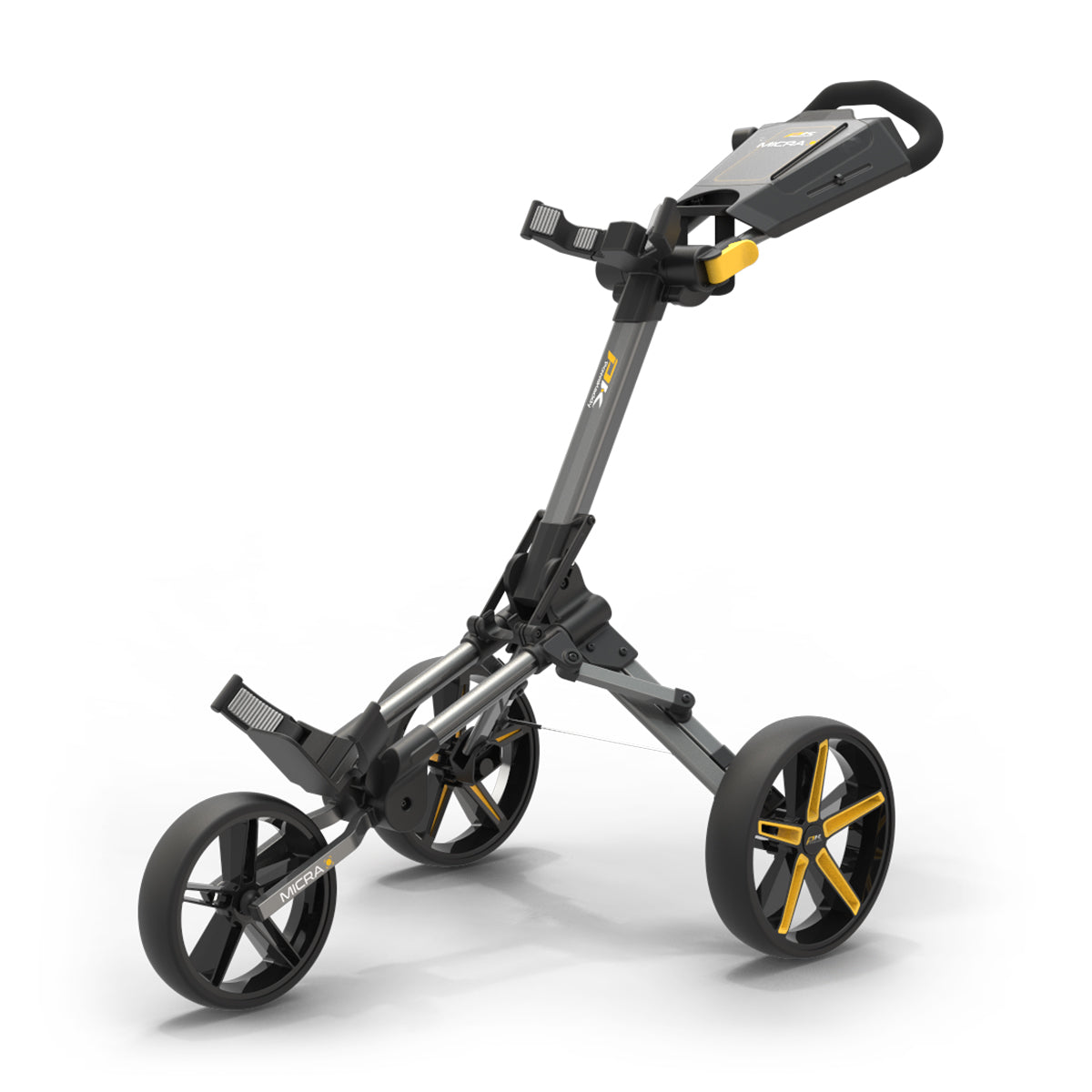 Carro Manual Powakaddy Micra Osc /Amarillo
