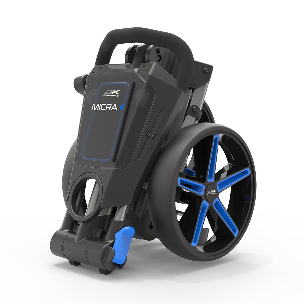 Carro Manual Powakaddy Micra Gris Osc /Azul