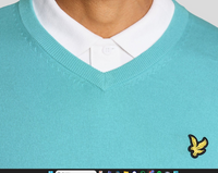 Jersey Lyle & Scott Golf V Neck Turquesa