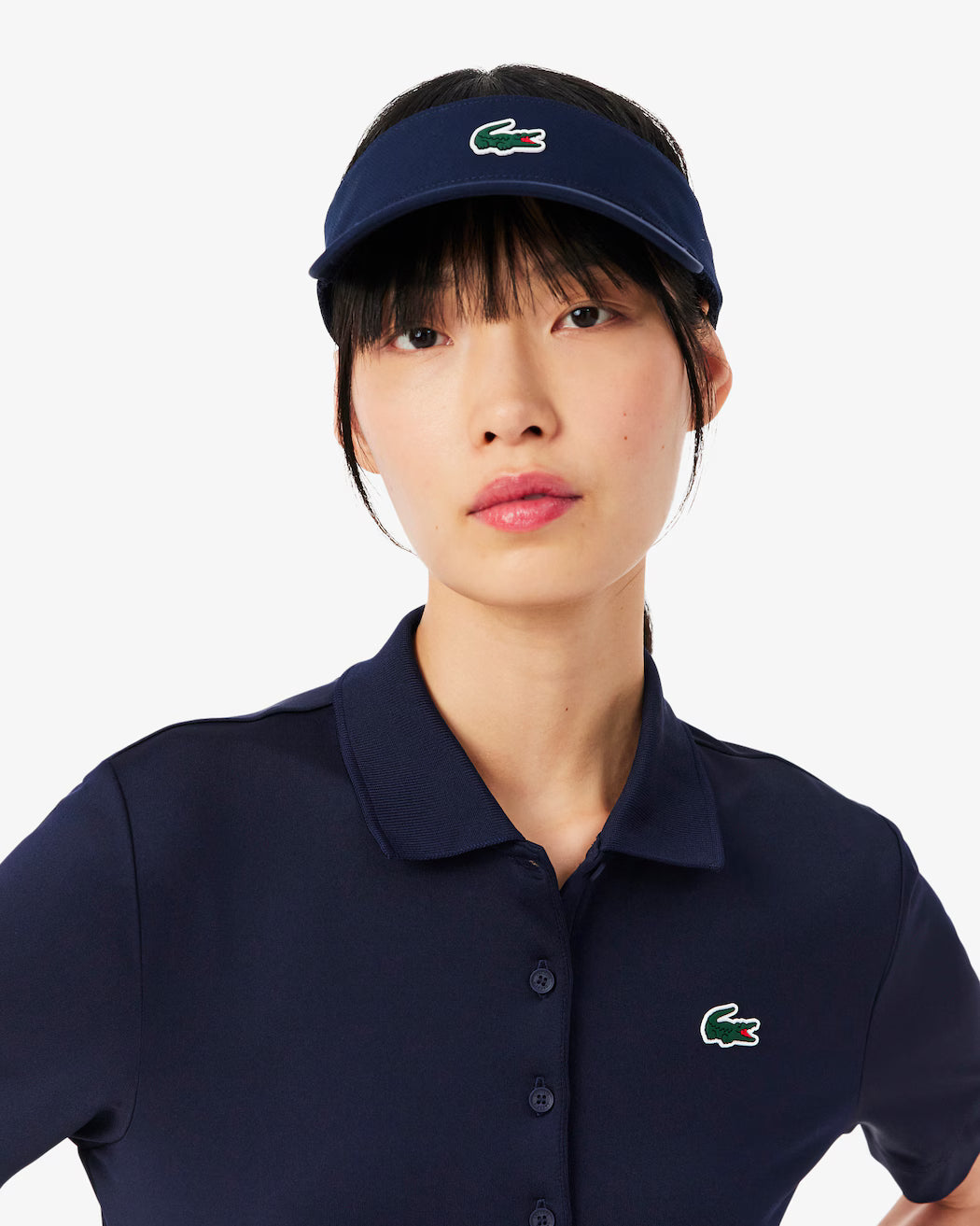 POLO DE MUJER LACOSTE NEW CLASSIC NAVY