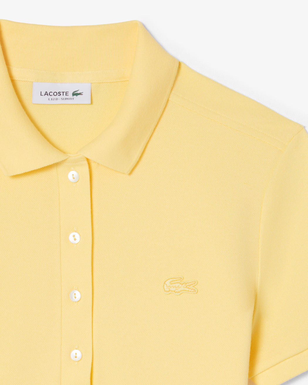POLO DE MUJER LACOSTE SHORT SLEEVE AMARILLO