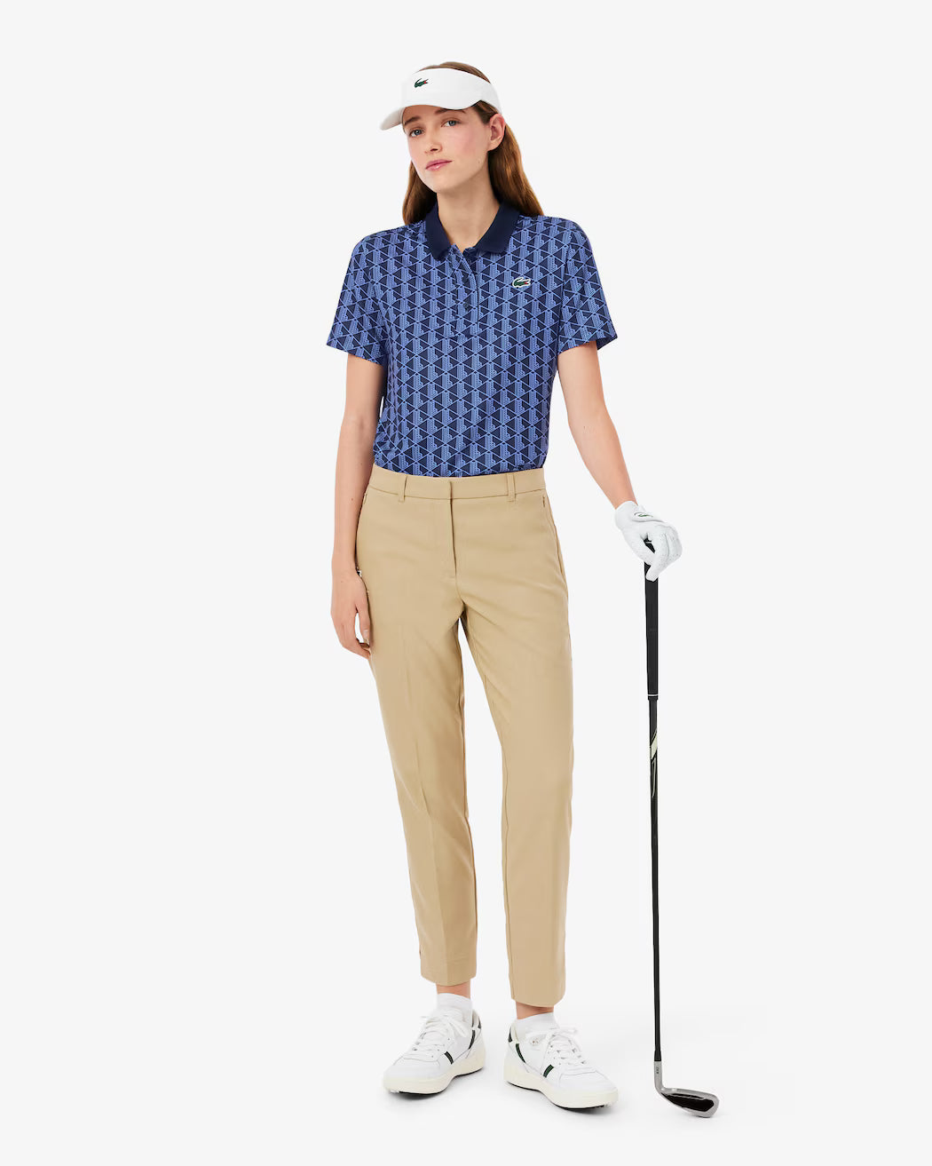 Polo de Mujer Lacoste Aop Navy