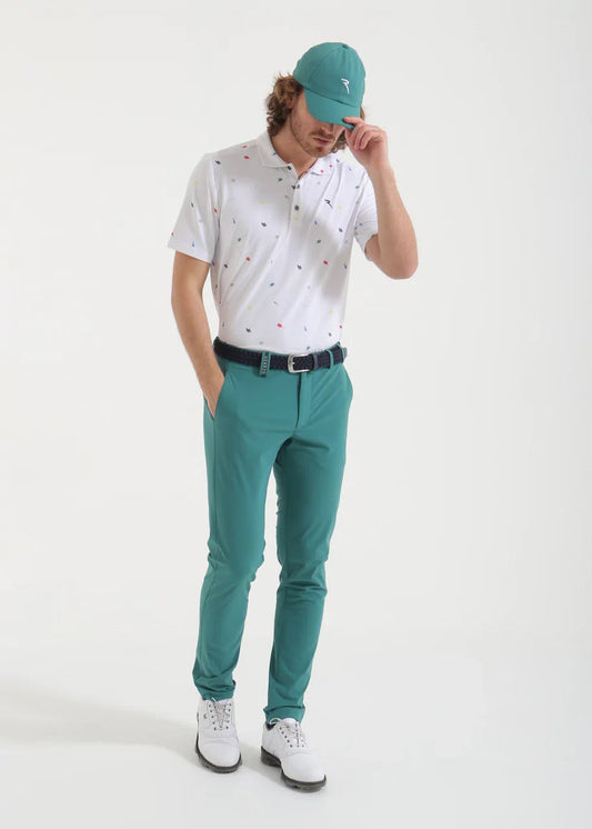 Pantalon Chervo Sassetto Verde Oscuro