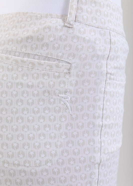 Pantalon de Mujer Chervo Swami Beige / Blanco