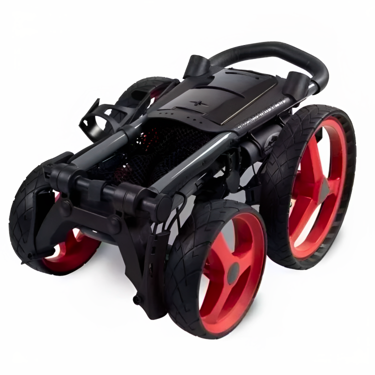 Carro de Golf Pathfinder PX4 – Plegable, con Soporte para Sombrilla y Portavassos