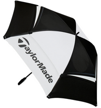 TaylorMade Paraguas Double Canopy 68" Negro/Blanco
