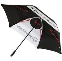 TaylorMade Paraguas Double Canopy 68" Negro/Blanco
