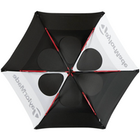 TaylorMade Paraguas Double Canopy 68" Negro/Blanco