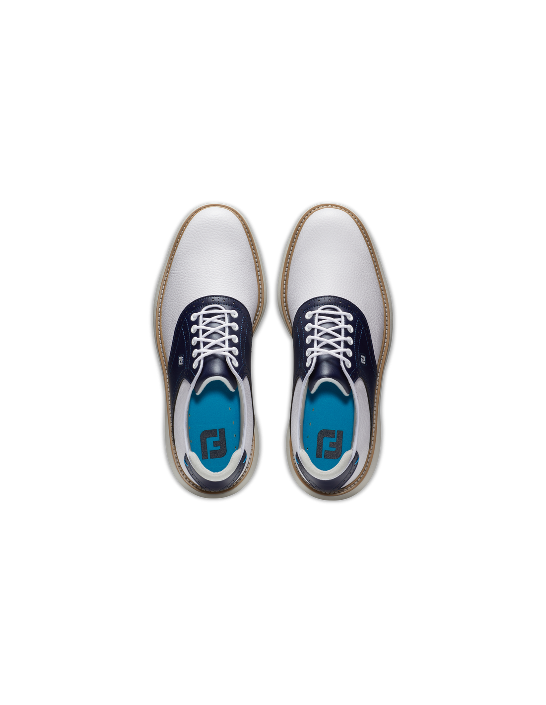 Zapato FootJoy Traditions Blanco / Navy/Azul