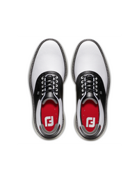 Zapato FootJoy Traditions Blucher Blanco / Negro/Rojo