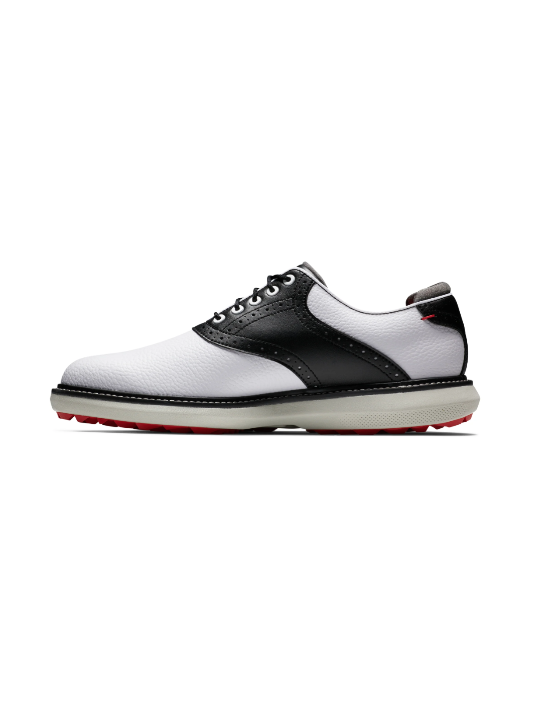 Zapato FootJoy Traditions Blucher Blanco / Negro/Rojo
