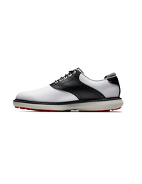 Zapato FootJoy Traditions Blucher Blanco / Negro/Rojo