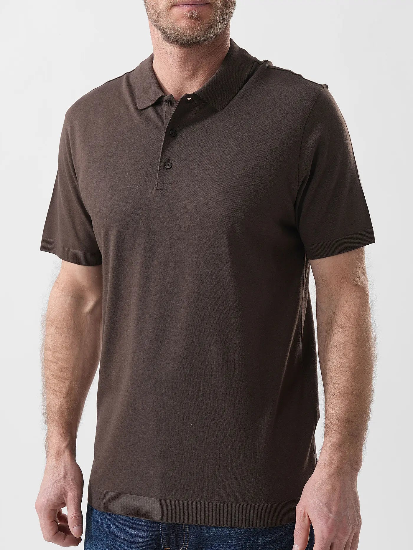 Polo Brax Parvis Marron
