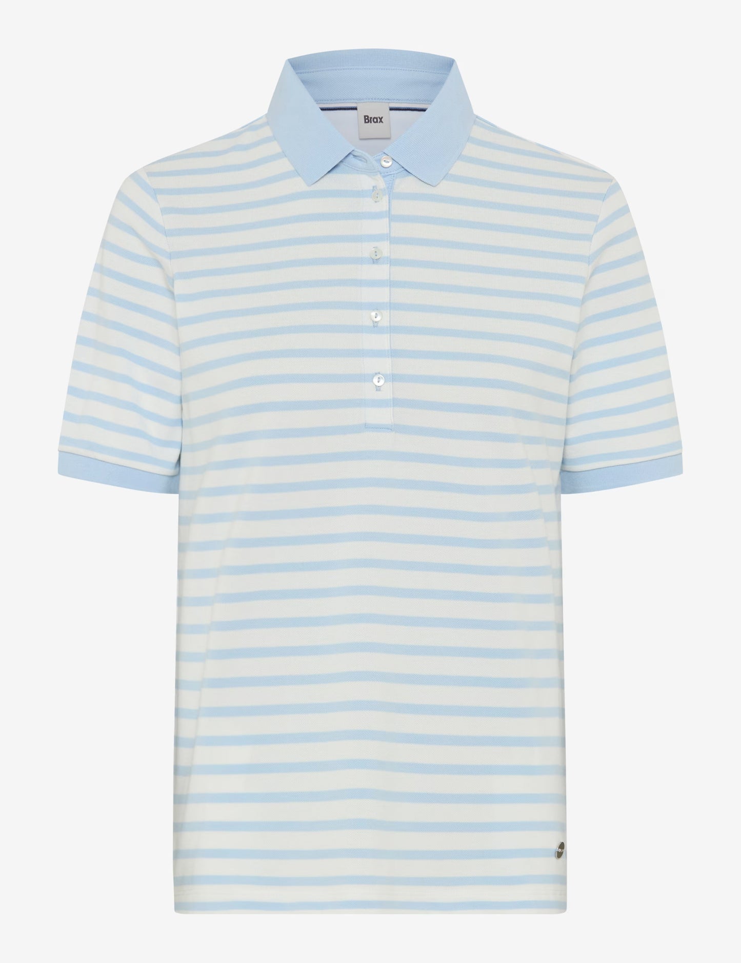 Polo de Mujer Brax Cleo S Celeste / Blanco