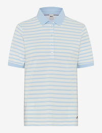 Polo de Mujer Brax Cleo S Celeste / Blanco
