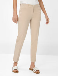 Pantalon de Mujer Brax Maron S Beige