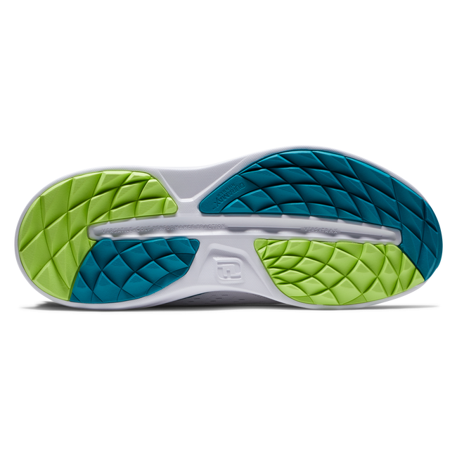 Zapato FootJoy Flex Blanco / Azul/Verde