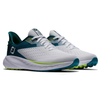 Zapato FootJoy Flex Blanco / Azul/Verde
