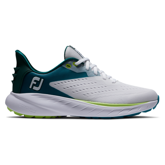 Zapato FootJoy Flex Blanco / Azul/Verde