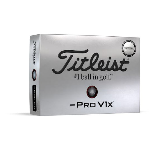 Bolas Titleist Pro V1X Left Dash With Enhanced Align 2025
